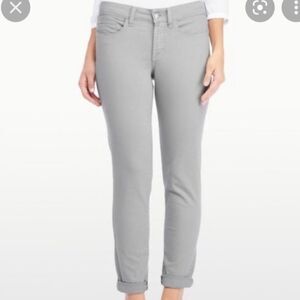 Nydj grey ankle pant jeans size 6